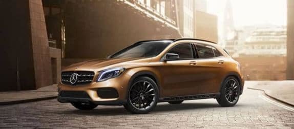 Le VUS GLA 2018 de Mercedes.