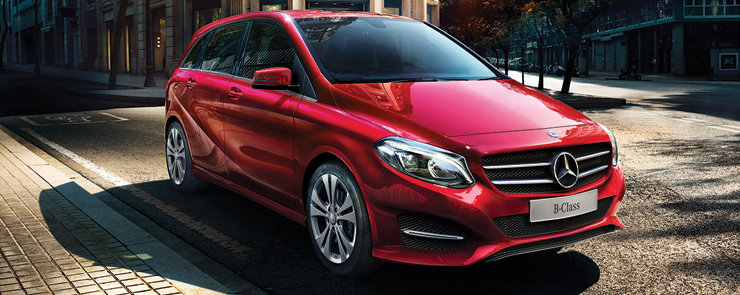 The Mercedes-Benz B-Class, a high-end vehicle very affordable.