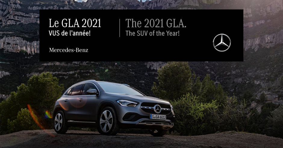 Le Mercedes-Benz GLA 2021 : VUS de l’année!