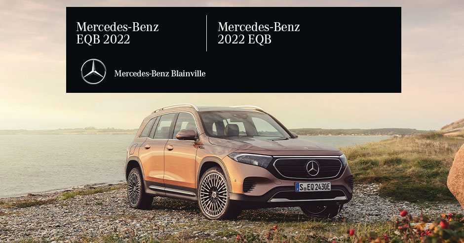 Mercedes-Benz EQB 2022, un VUS compact 100 % électrique
