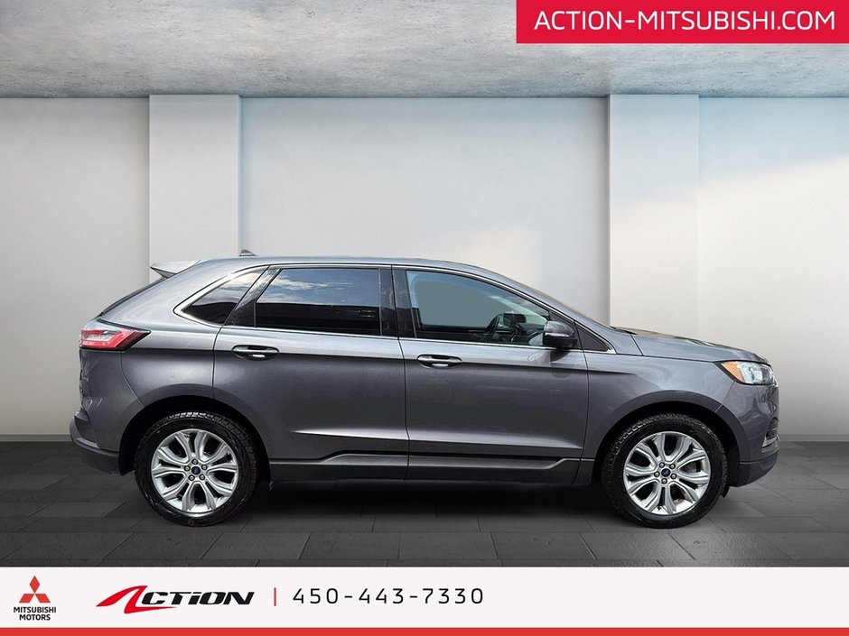 2021 Ford Edge Titanium AWD Cuir Mags 19 Po Carplay Android Auto-5