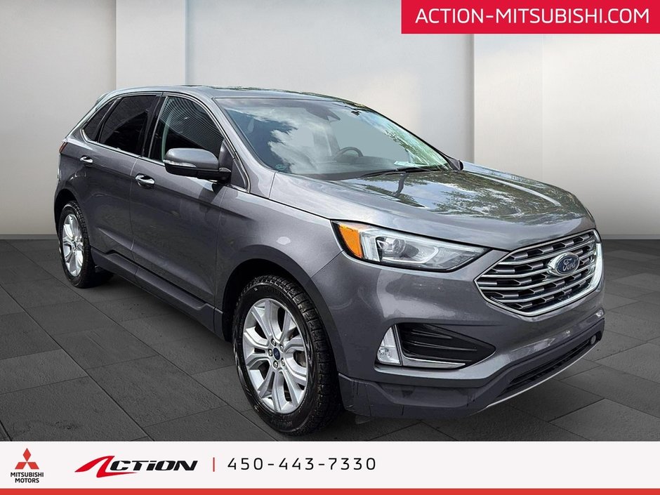 2021 Ford Edge Titanium AWD Cuir Mags 19 Po Carplay Android Auto-6