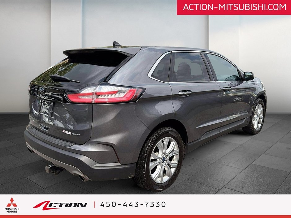 2021 Ford Edge Titanium AWD Cuir Mags 19 Po Carplay Android Auto-4