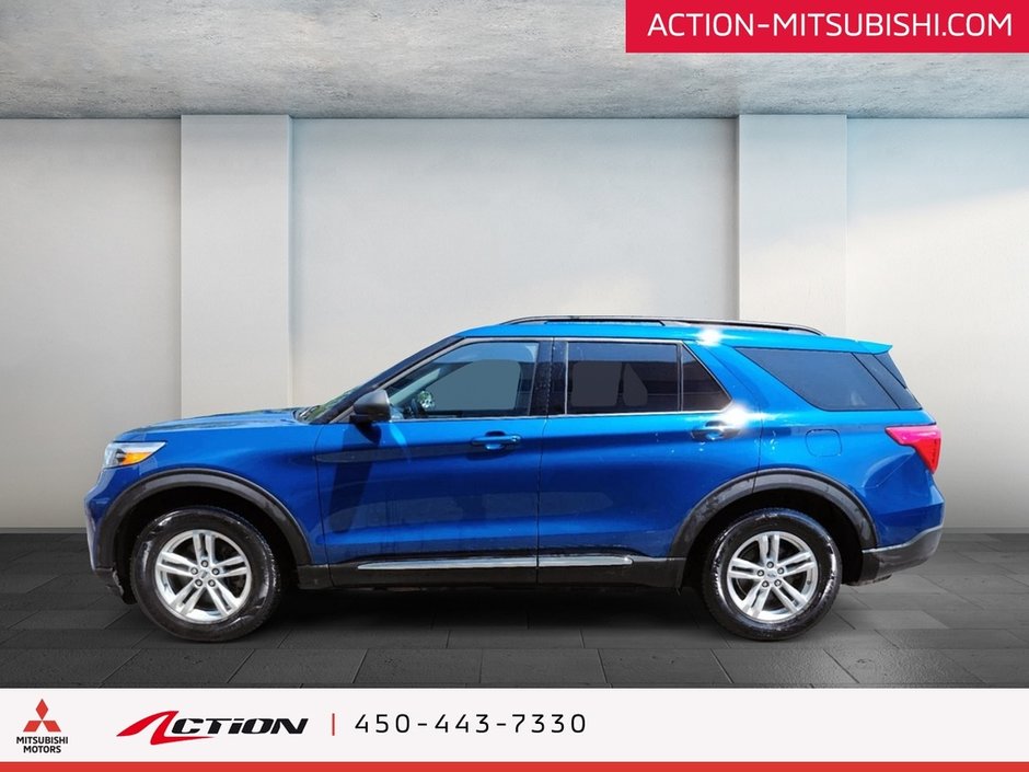 Ford Explorer XLT 4WD Cuir 7 Passagers Mags 18 Pouces A / C 2020-1
