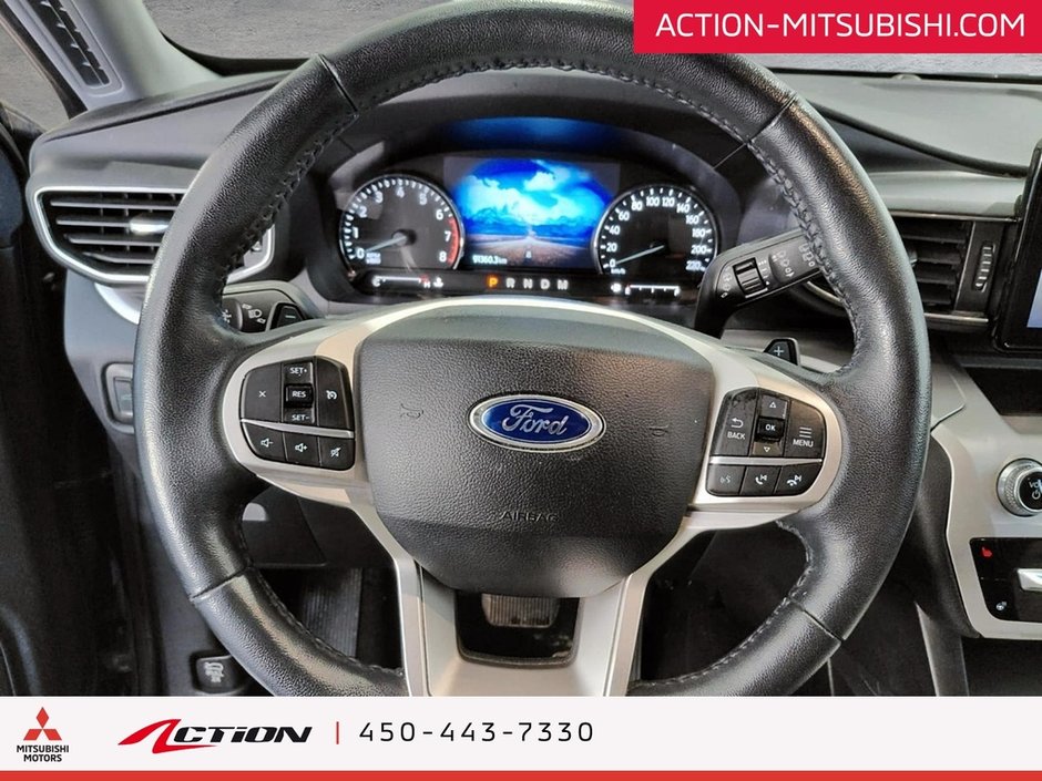 Ford Explorer XLT 4WD Cuir 7 Passagers Mags 18 Pouces A / C 2020-17