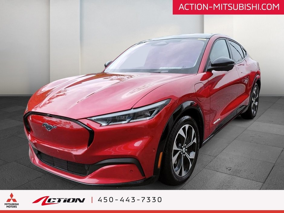 2021 Ford Mustang Mach-E Premium AWD Long Range Toit Pano Mags 19 Pouces-0