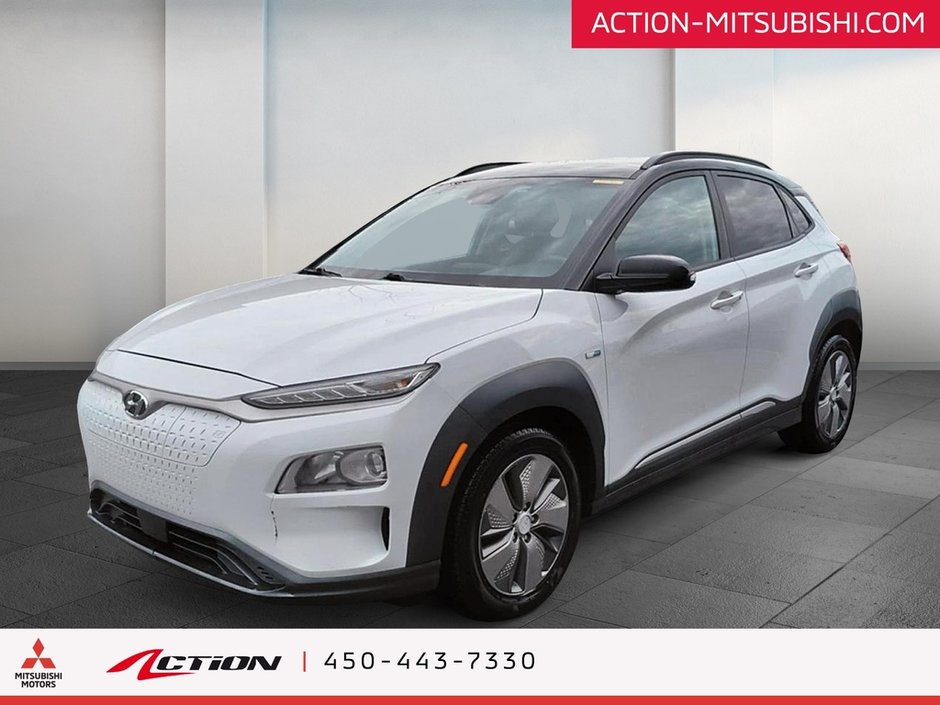 2019 Hyundai KONA ELECTRIC PREFERED TOIT NOIR 415KM AUTONOMIE CARPLAY ANDROID-0
