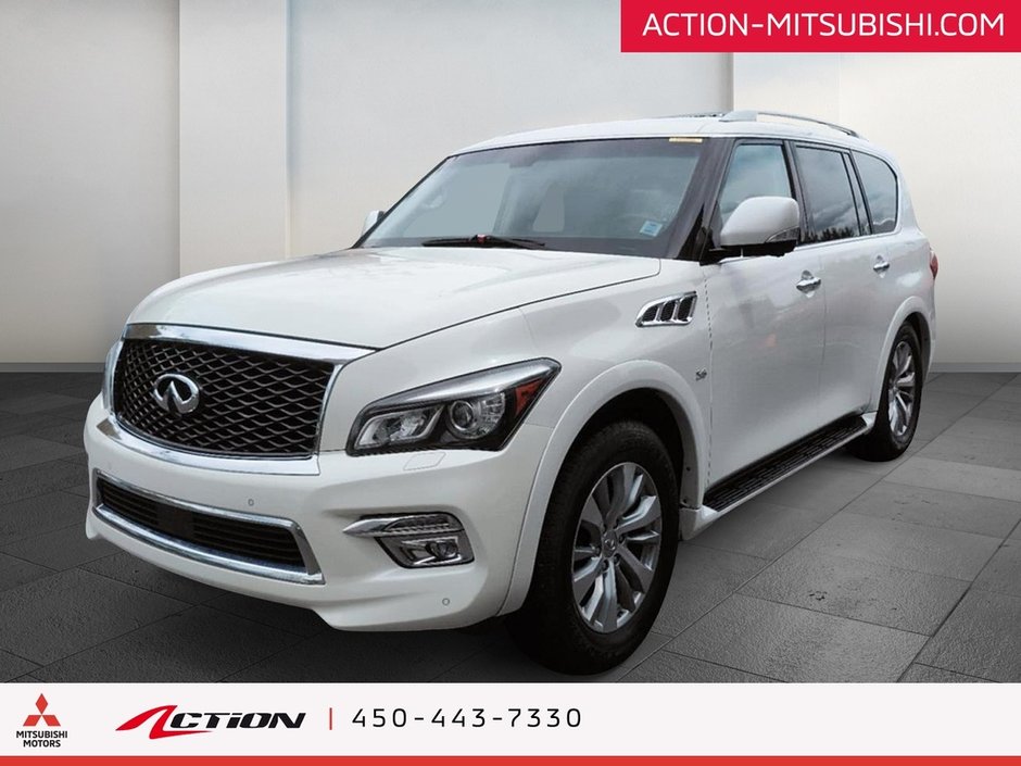 2016 Infiniti QX80 LIMITED 7 PASSAGERS CUIR TOIT SIÈGES VENTILLÉ DVD-0