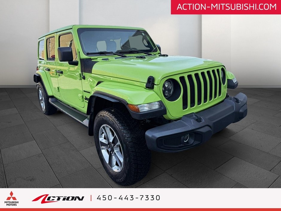2021 Jeep Wrangler Unlimited Sahara 4x4 Carplay Android Auto Mags-6