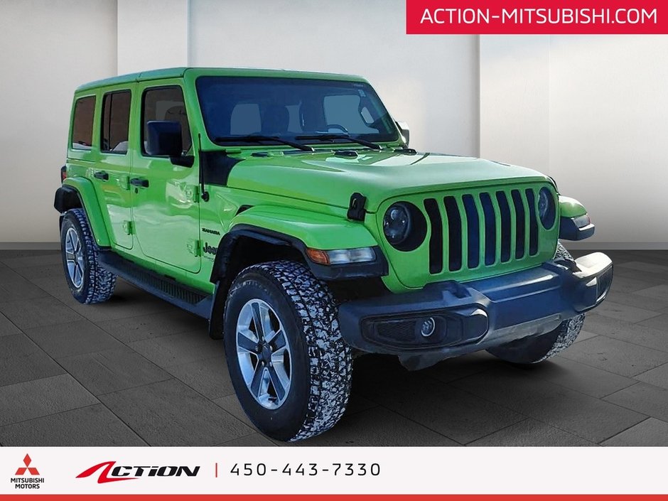 2021 Jeep Wrangler Unlimited Sahara 4x4 Carplay Android Auto Mags-6