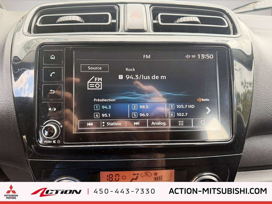 Mitsubishi Mirage SE  Mags Carplay Android Auto Air Climatisé 2021-19