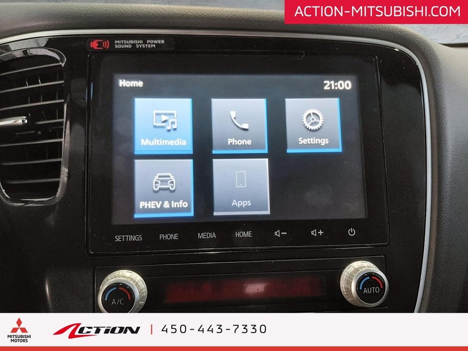 Mitsubishi Outlander PHEV GT S-AWC Carplay Android Auto Cuir Toit Mags 2020-22