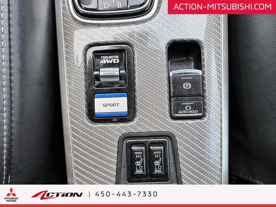 Mitsubishi Outlander PHEV SEL S-AWC Cuir Toit Ouvrant Carplay Android Auto 2021-21