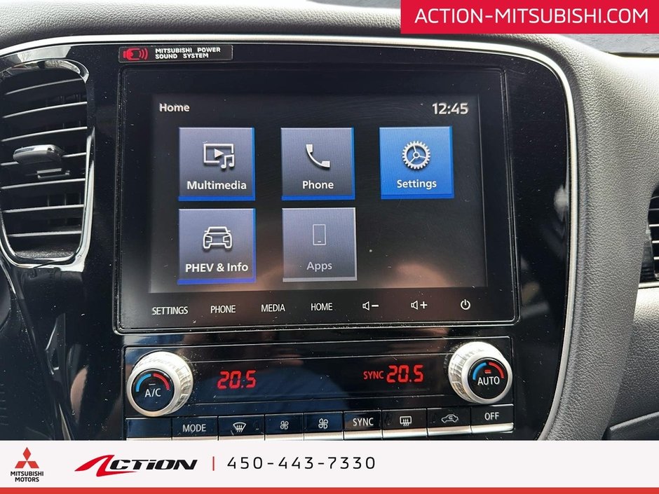 Mitsubishi OUTLANDER PHEV GT S-AWC CUIR TOIT MAGS 18 PO MITSU POWER SOUND 2022-20