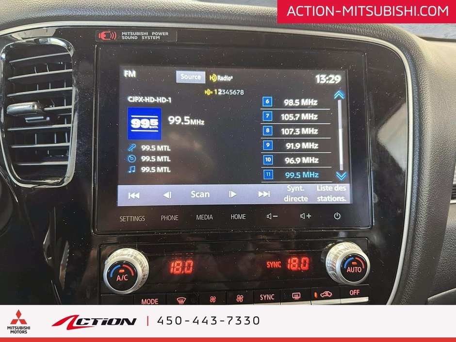 Mitsubishi Outlander PHEV GT S-AWC Carplay Android Auto Cuir Toit Mags 2022-21