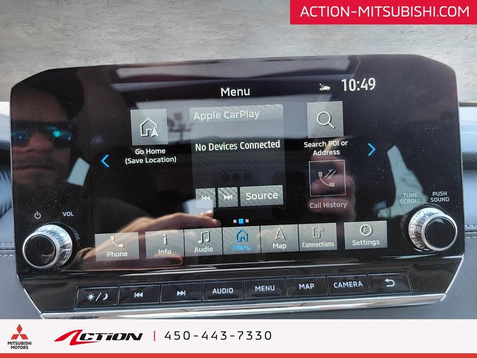Mitsubishi OUTLANDER PHEV SEL S-AWC BAS KILO TOIT PANO CUIR MAGS 20 CARPLAY 2023-23