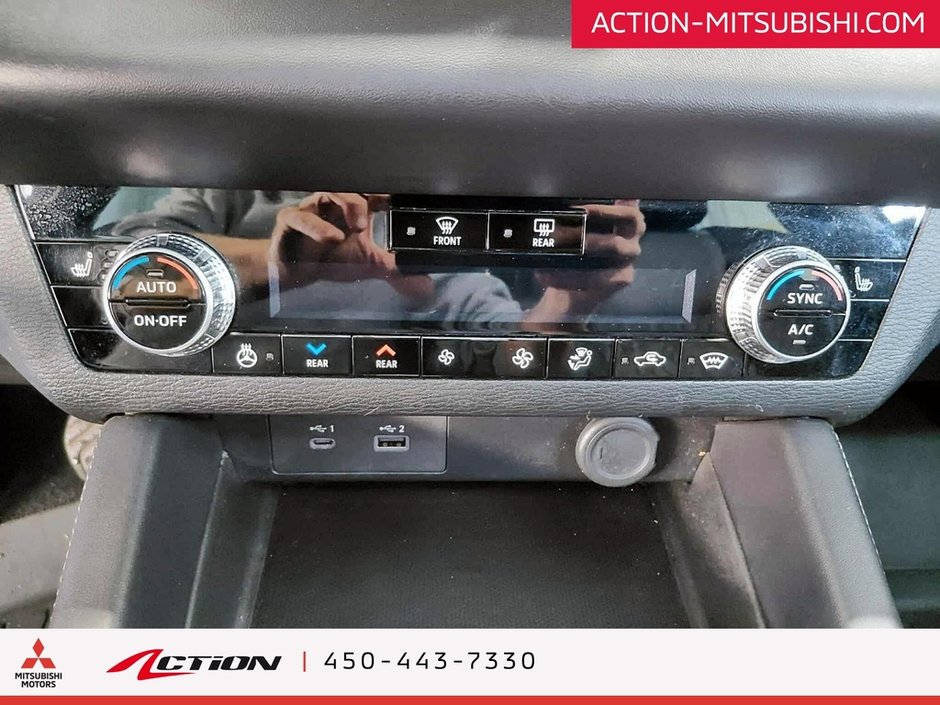 Mitsubishi Outlander PHEV SEL S-AWC Toit Pano Cuir Carplay GPS Android Auto 2023-24