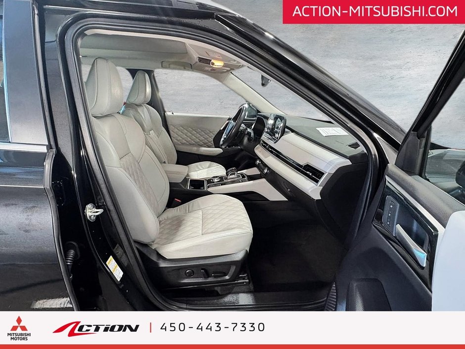 2023 Mitsubishi Outlander PHEV SEL S-AWC Toit Pano Cuir Carplay GPS Android Auto-15