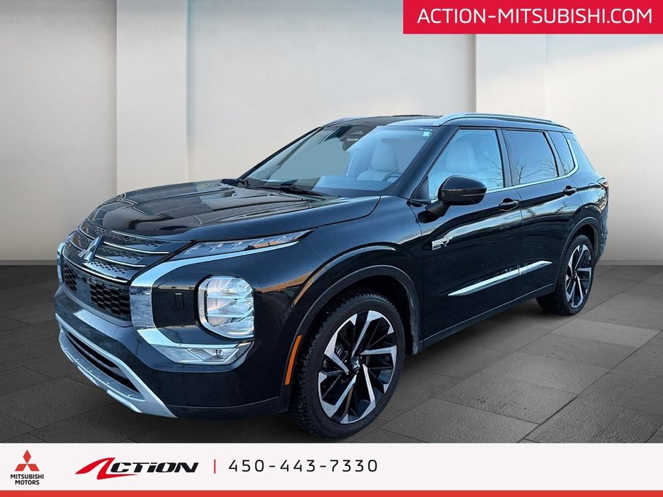 2023 Mitsubishi Outlander PHEV SEL S-AWC Toit Pano Cuir Carplay GPS Android Auto-0