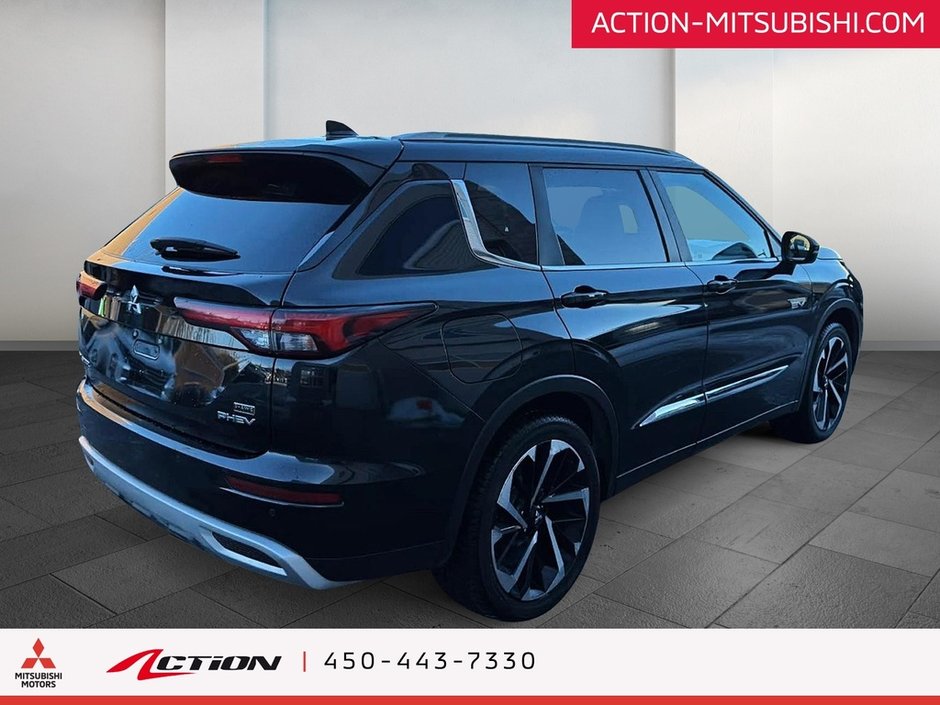 2023 Mitsubishi Outlander PHEV SEL S-AWC Toit Pano Cuir Carplay GPS Android Auto-4