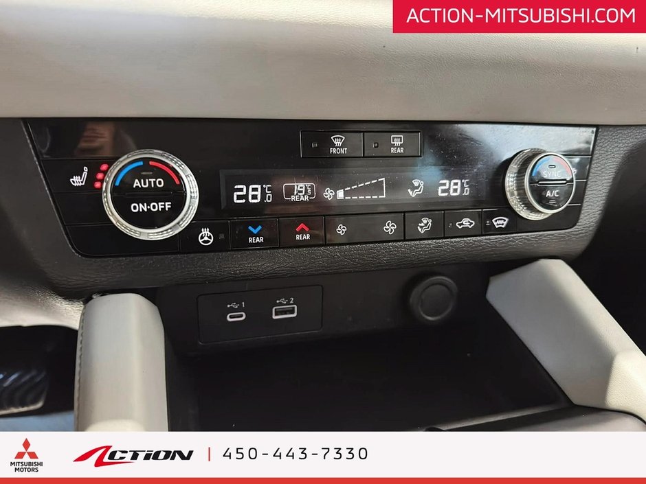 2023 Mitsubishi Outlander PHEV SEL S-AWC Toit Pano Cuir Carplay GPS Android Auto-22