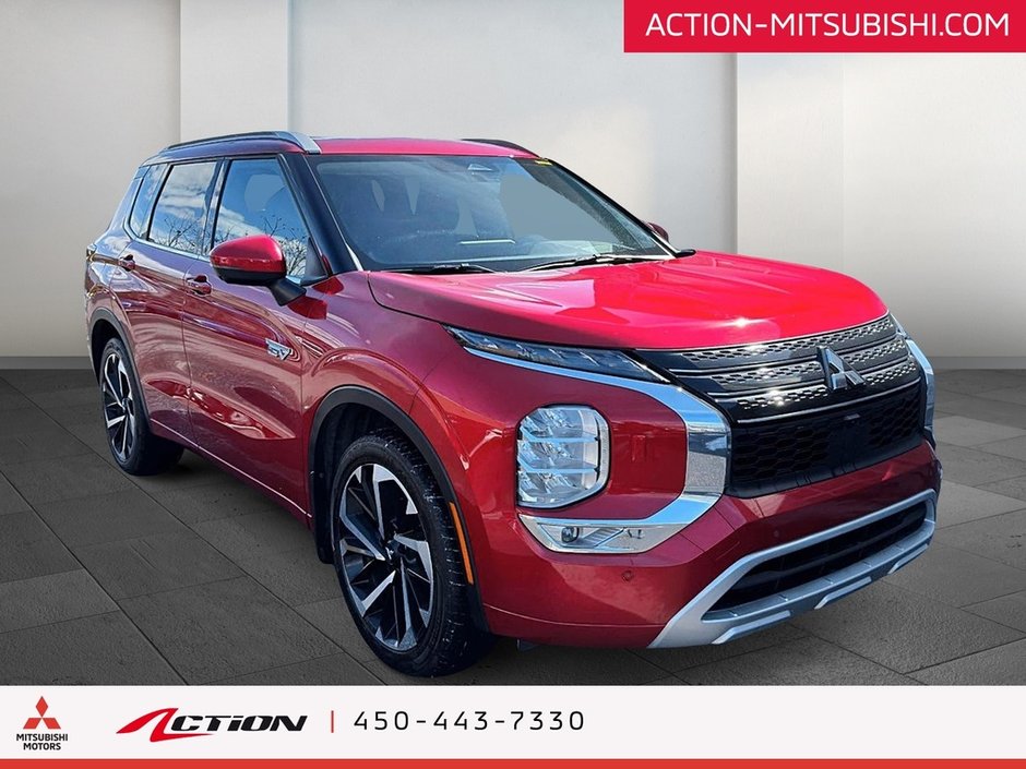 2023 Mitsubishi Outlander PHEV GT S-AWC Carplay Android Auto Cuir Toit Mags-6
