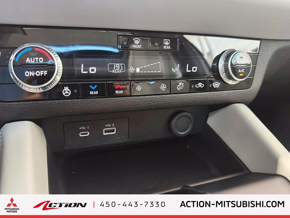 2023 Mitsubishi Outlander PHEV SEL S-AWC Toit Pano Cuir Carplay GPS Android Auto-25