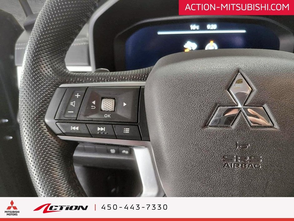 Mitsubishi Outlander PHEV SEL S-AWC Toit Pano Cuir Carplay GPS Android Auto 2024-22