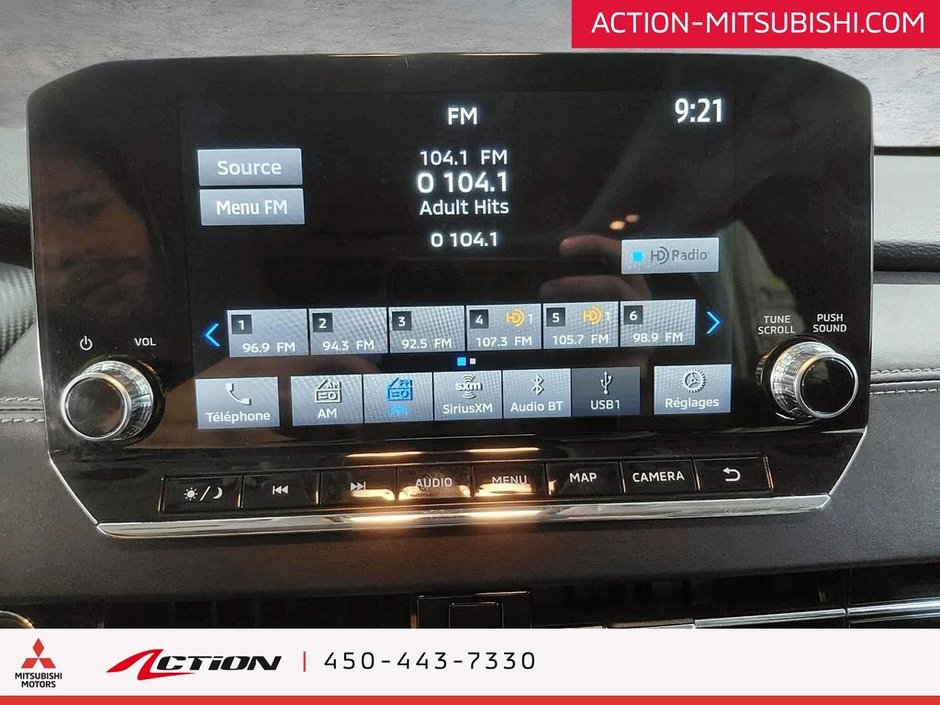 Mitsubishi Outlander PHEV SEL S-AWC Toit Pano Cuir Carplay GPS Android Auto 2024-25