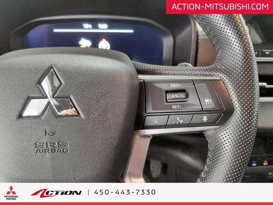 Mitsubishi Outlander PHEV SEL S-AWC Toit Pano Cuir Carplay GPS Android Auto 2024-21