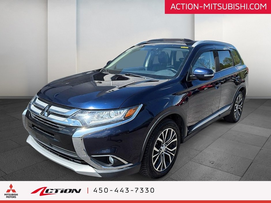 Mitsubishi Outlander ES PREMIUM AWD CUIR TOIT MAGS 18PO CAMÉRA DE RECUL 2016-0