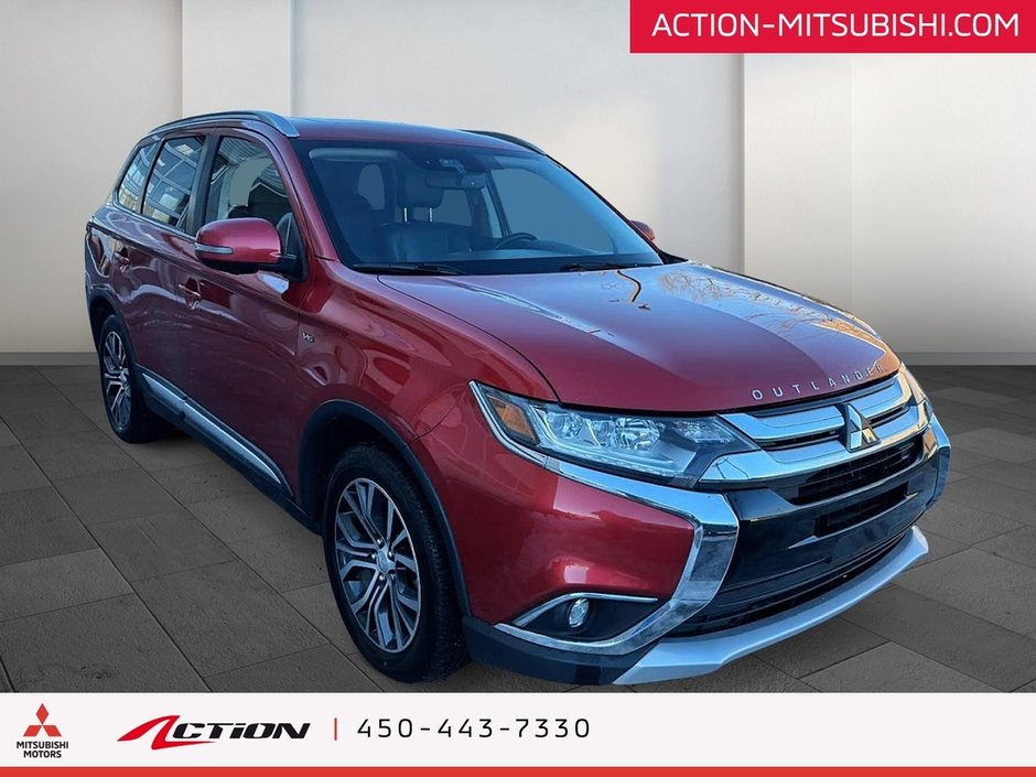Mitsubishi Outlander GT AWD Toit Ouvrant Cuir Mags 18Po Caméra de Recul 2017-6