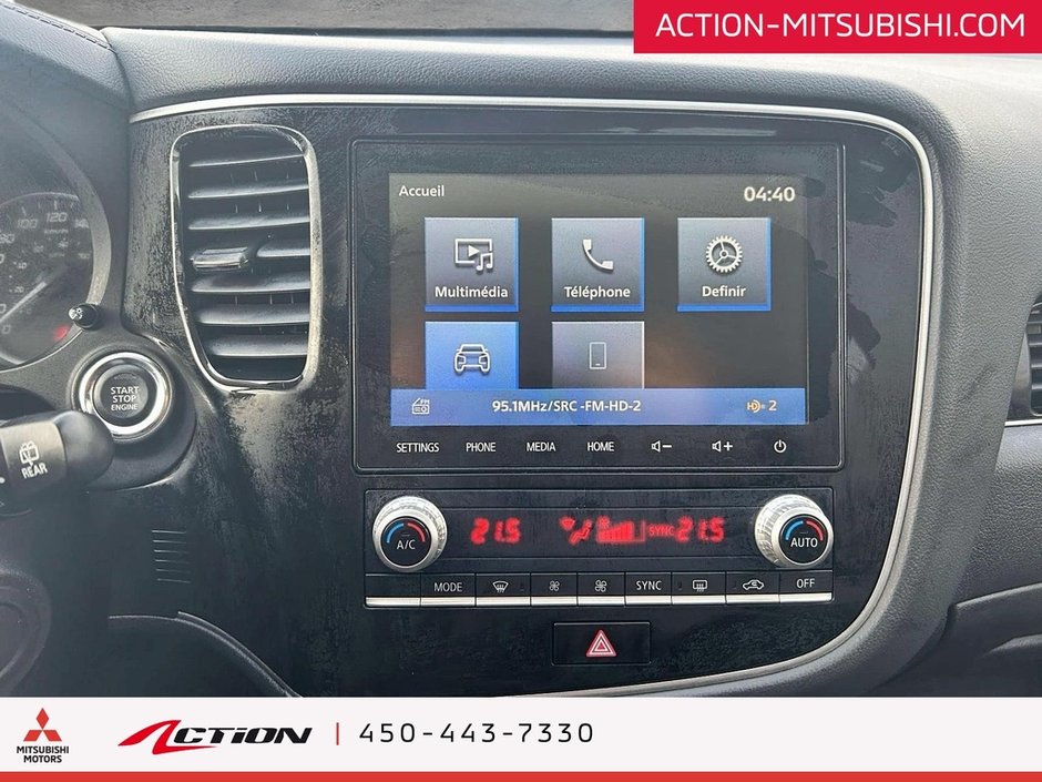 Mitsubishi Outlander SEL+S-AWC+TOIT+MAGS 18PO+CARPLAY+7 PASSAGERS 2020-15