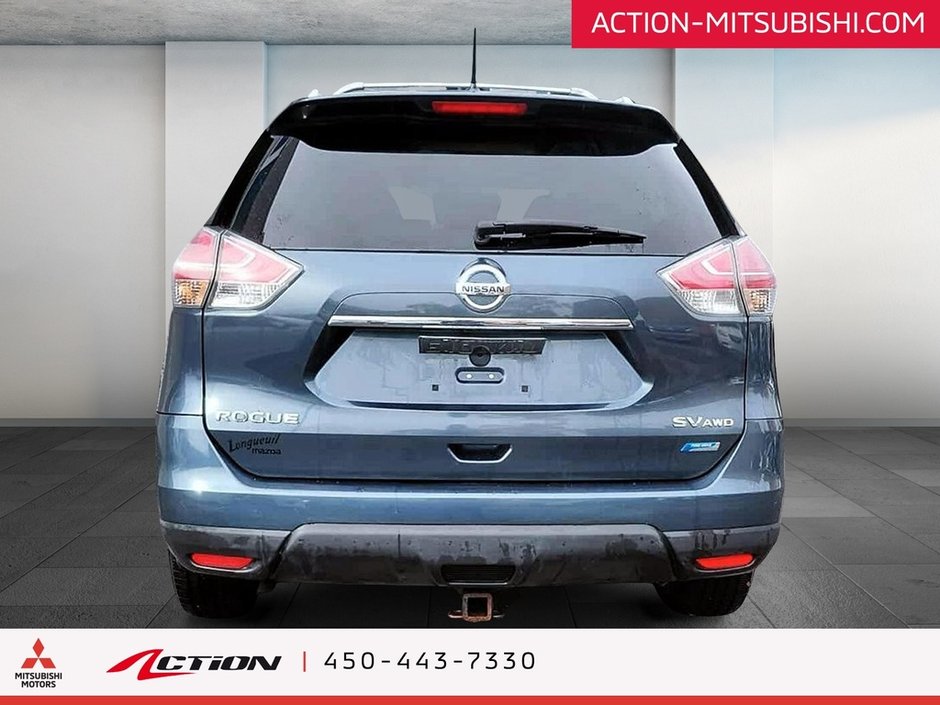 2014 Nissan Rogue SV AWD Bas Kilo Cuir Toit Pano Mags 17 Po-3