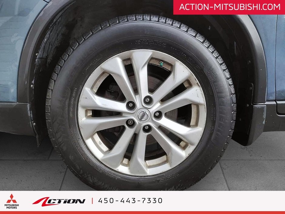 2014 Nissan Rogue SV AWD Bas Kilo Cuir Toit Pano Mags 17 Po-8