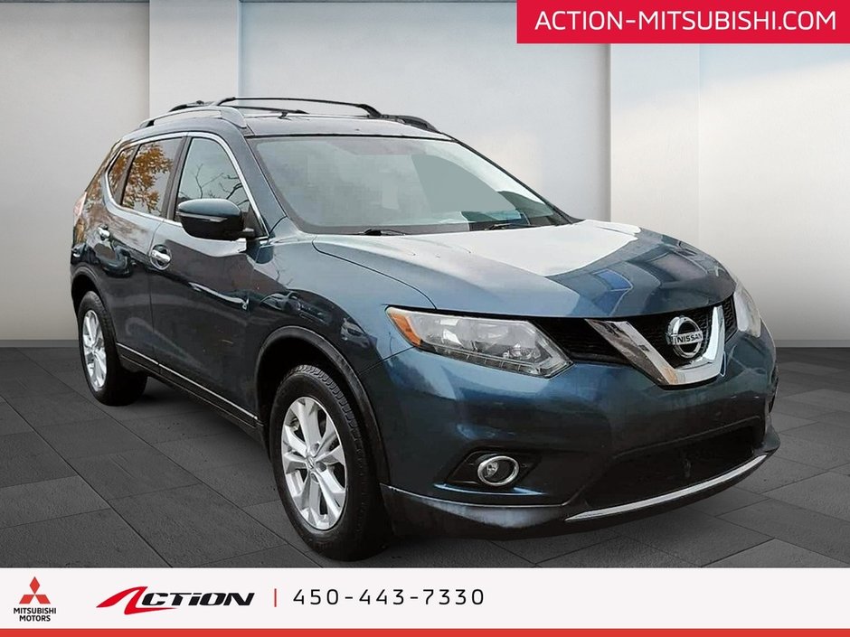 2014 Nissan Rogue SV AWD Bas Kilo Cuir Toit Pano Mags 17 Po-6