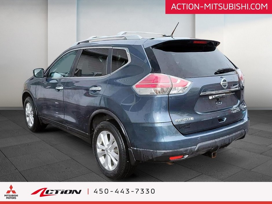 2014 Nissan Rogue SV AWD Bas Kilo Cuir Toit Pano Mags 17 Po-2