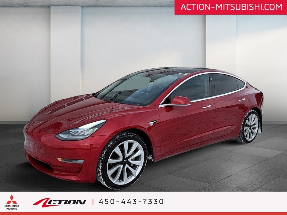 2019 Tesla MODEL 3 STANDARD RAGE+TOIT PANO+MAGS 19PO+CUIR+CAMÉRA 360-0