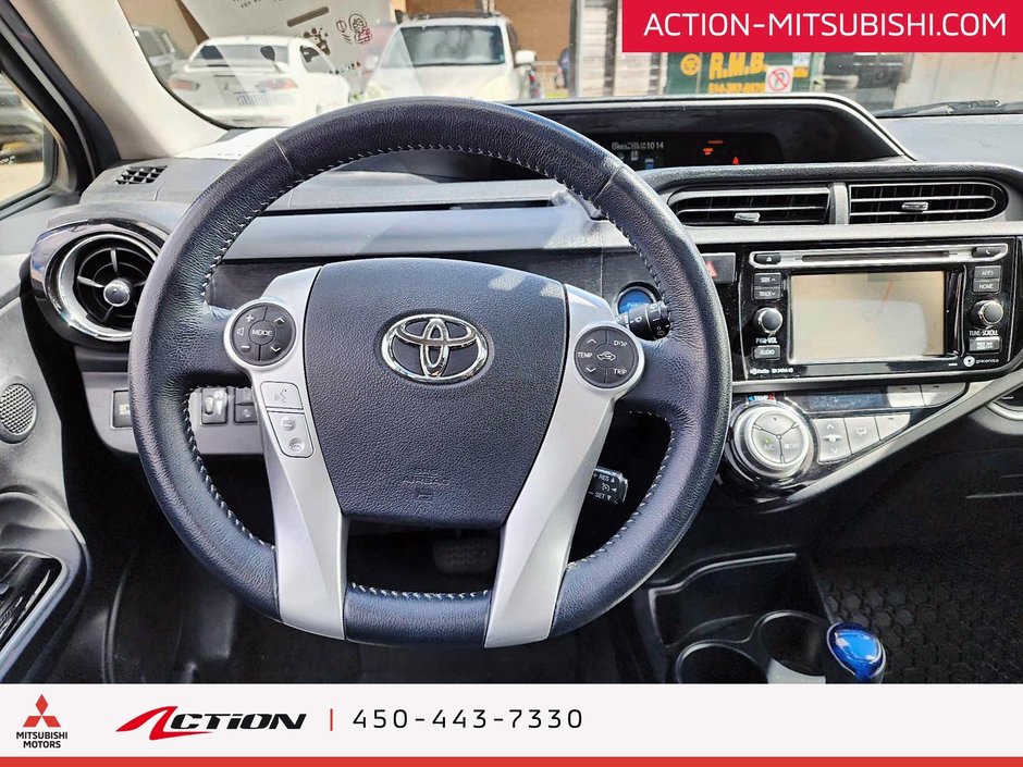 Toyota Prius C TECHNOLOGIE+TOIT OURANT+BAS KM+CAMÉRA+CUIR 2016-15