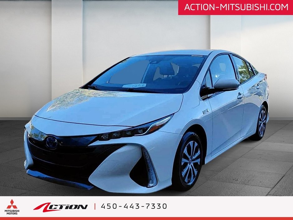 2020 Toyota PRIUS PRIME Upgrade Carplay Android Auto Cuir Mags-0