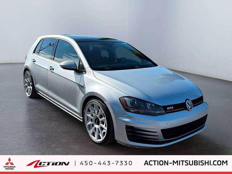 2016 Volkswagen Golf GTI Autobahn Toit Ouvrant Sièges Chauffants Rotiform-6