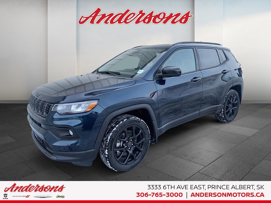 2026 Jeep Compass NORTH Altitude Special Edition / Dual-Pane Panoramic Sunroof / 10.1-Inch Uconnect NAV