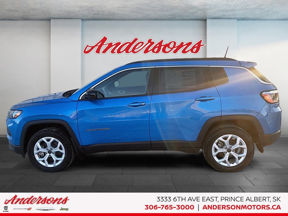 2026 Jeep Compass NORTH Heated Seats & Steering Wheel / Blind–Spot Monitoring