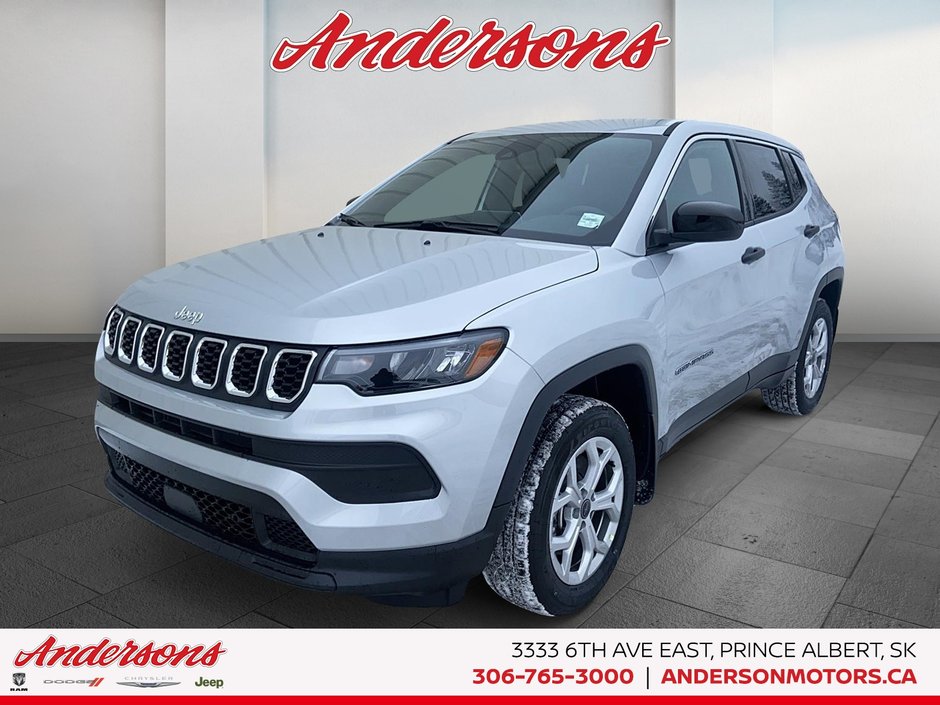 2026 Jeep Compass SPORT Heated Seats / Selec-Terrain / 8.4-Inch Display