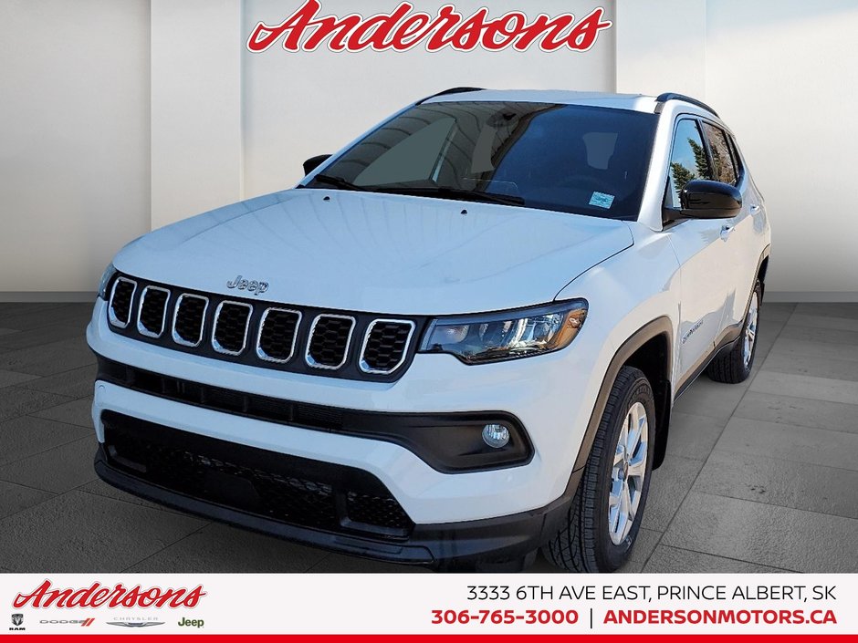 2026 Jeep Compass NORTH Heated Seats & Steering Wheel / Blind–Spot Monitoring
