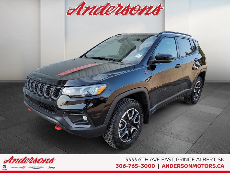 2026 Jeep Compass TRAILHAWK 2.0L Turbo / Alpine Audio / Panoramic Sunroof