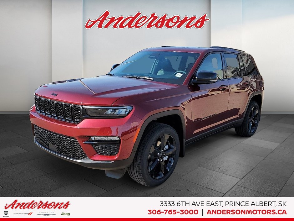 2025 Jeep Grand Cherokee LIMITED Luxury Tech Group / Black Appearance / Panoramic Sunroof