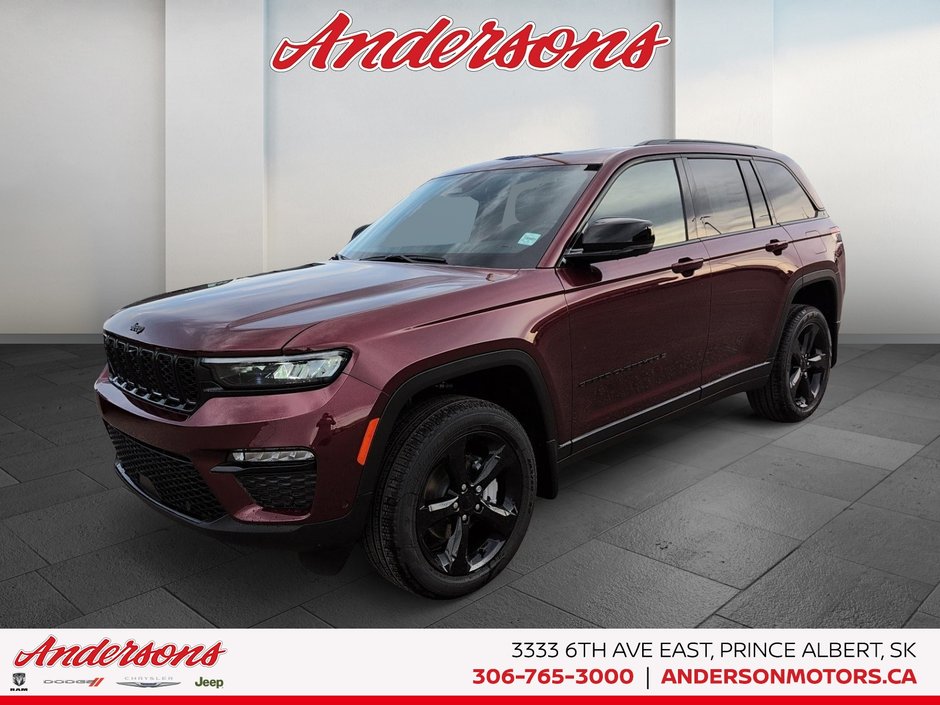 2025 Jeep Grand Cherokee LIMITED Luxury Tech Group / Black Appearance Pkg / Panoramic Sunroof