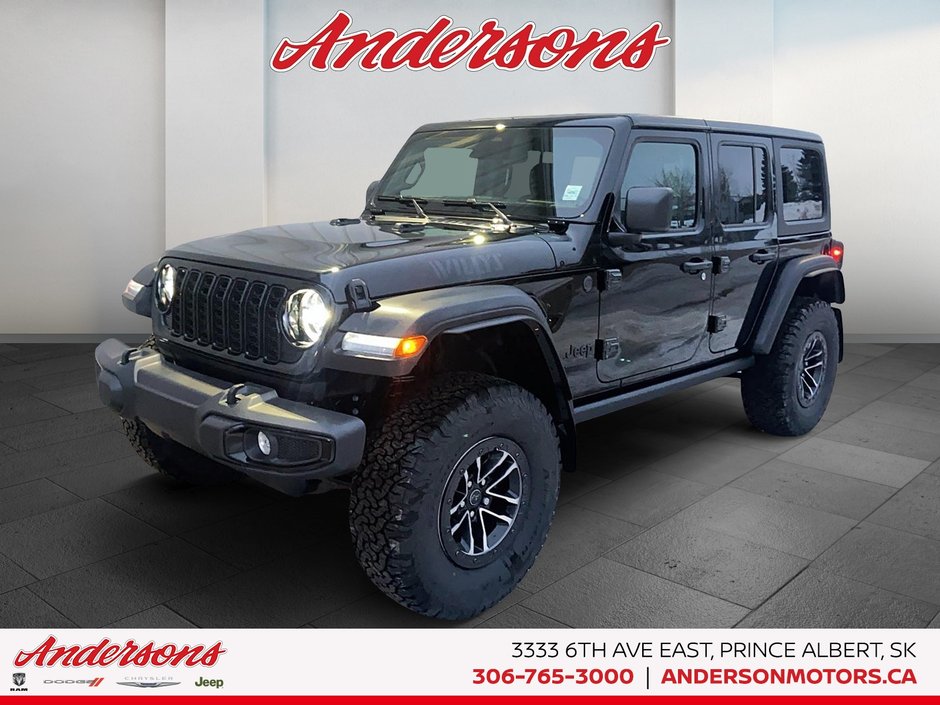 2026 Jeep Wrangler 4-Door WILLYS Xtreme 35 Tire Package / Advanced Cruise Control / Alpine Sound System
