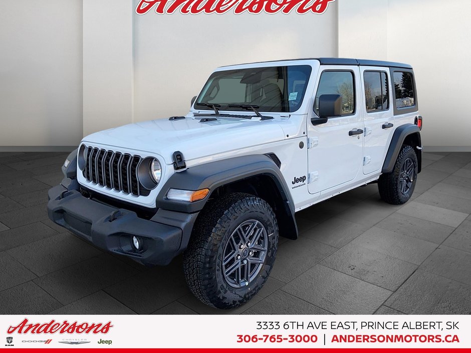 2026 Jeep Wrangler 4-Door SPORT S Advanced Cruise Control / Alpine Audio / Heated Seats & Steering